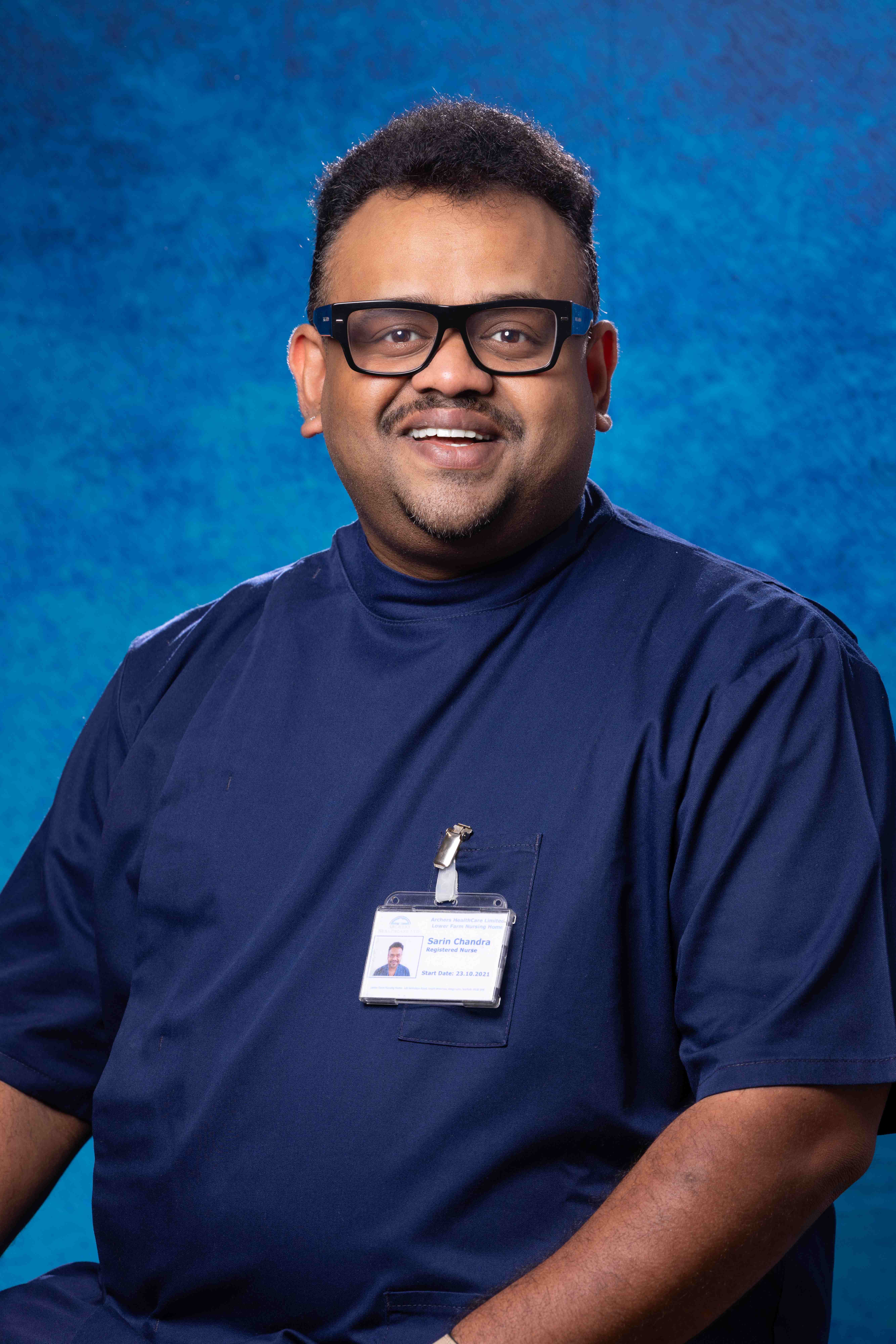 Sarin Chandra, Clinical Lead at Lower Farm Nursing Home